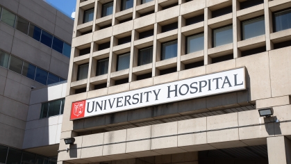 University Hospital in Newark