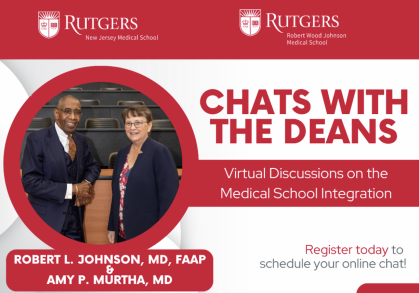 Chats with the Deans is a series of virtual discussions on the medical school integration